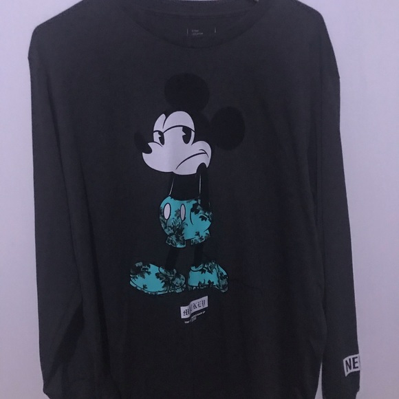 Mickey Mouse black long sleeve shirt - Picture 2 of 5